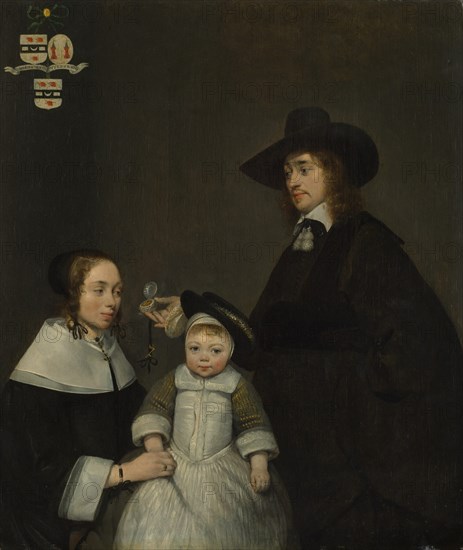The Van Moerkerken Family, ca. 1653-54. Creator: Gerard Terborch II.