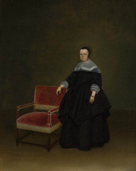 Margaretha van Haexbergen (1614-1676), ca. 1666-67. Creator: Gerard Terborch II.