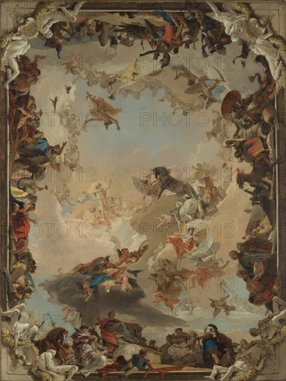 Allegory of the Planets and Continents, 1752. Creator: Giovanni Battista Tiepolo.