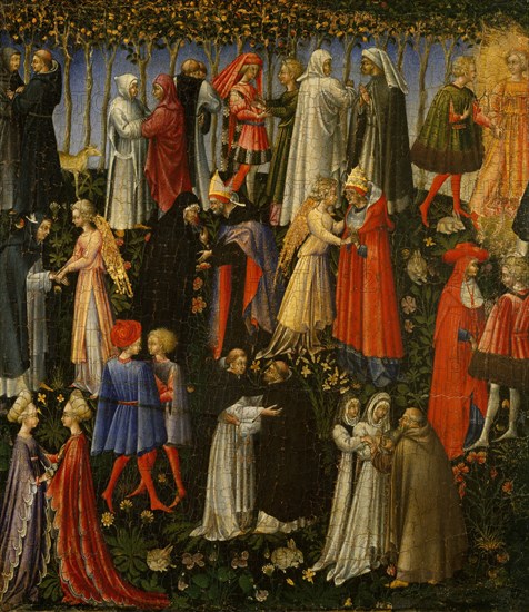 Paradise, 1445. Creator: Giovanni di Paolo.