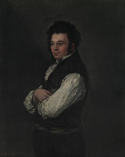 Tiburcio Pérez y Cuervo (1785/86-1841), the Architect, 1820. Creator: Francisco Goya.