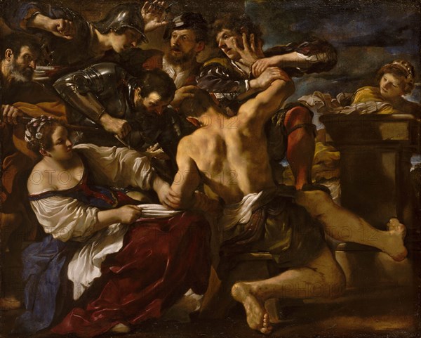 Samson Captured by the Philistines, 1619. Creator: Guercino.
