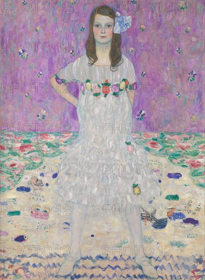 Mäda Primavesi (1903-2000), 1912-13. Creator: Gustav Klimt.
