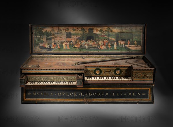 Double Virginal, 1581. Creator: Hans Ruckers the Elder.