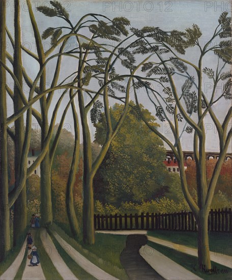 The Banks of the Bièvre near Bicêtre, ca. 1908-09. Creator: Henri Rousseau.