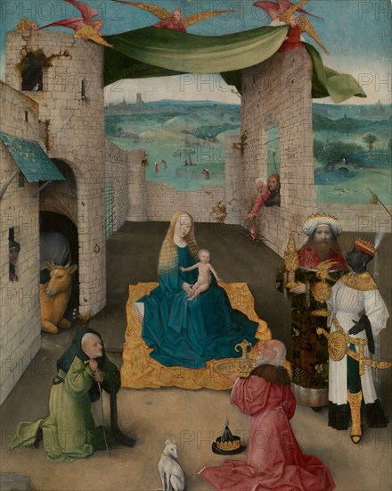 The Adoration of the Magi, ca. 1475. Creator: Hieronymus Bosch.