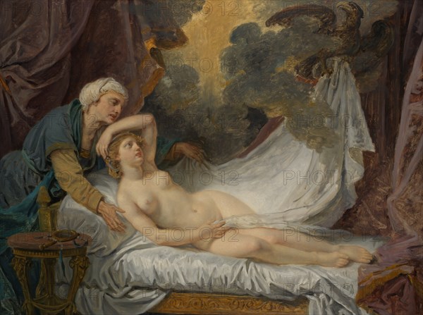 Aegina Visited by Jupiter, ca. 1767-69. Creator: Jean-Baptiste Greuze.