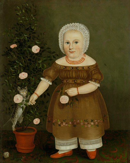 Emma Homan, ca. 1844. Creator: John Bradley.