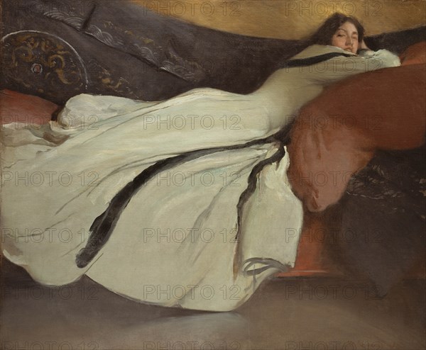 Repose, 1895. Creator: John White Alexander.