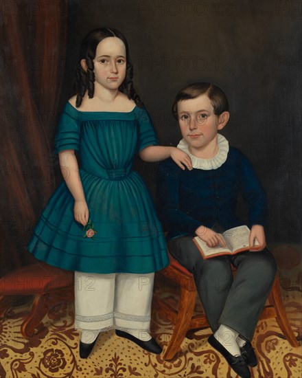 John and Louisa Stock, 1845. Creator: Joseph Whiting Stock.