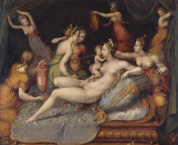 The Birth of Cupid. Creator: Master of Flora.