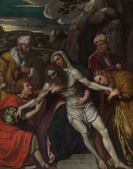 The Entombment, 1554. Creator: Moretto da Brescia.