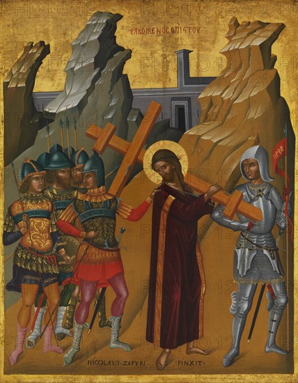 Christ Bearing the Cross. Creator: Nicholas Tzafouris.