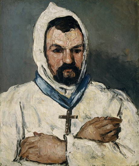 Antoine Dominique Sauveur Aubert (born 1817), the Artist's Uncle, as a Monk, 1866. Creator: Paul Cezanne.