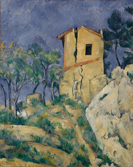 The House with the Cracked Walls, 1892-94. Creator: Paul Cezanne.