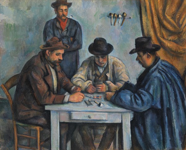 The Card Players, 1890-92. Creator: Paul Cezanne.