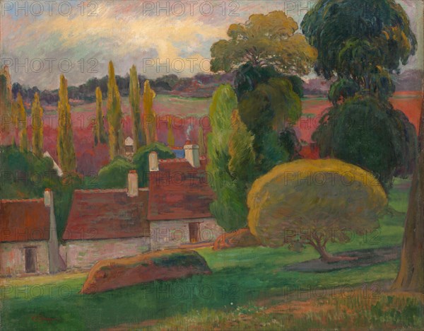 A Farm in Brittany, ca. 1894. Creator: Paul Gauguin.