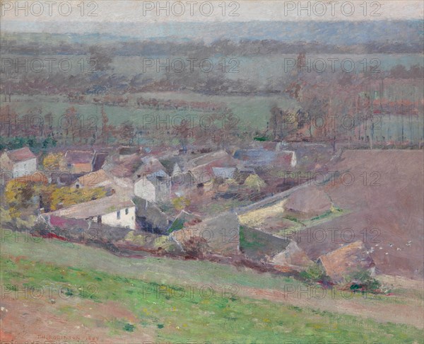 A Bird's-Eye View, 1889. Creator: Theodore Robinson.