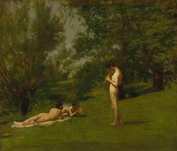 Arcadia, ca. 1883. Creator: Thomas Eakins.