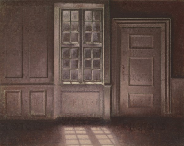 Moonlight, Strandgade 30, 1900-1906. Creator: Vilhelm Hammershøi.