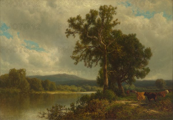 Scene at Napanoch, 1883. Creator: William Hart.