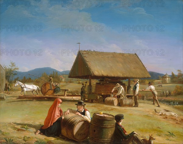 Cider Making, 1840-41. Creator: William Sidney Mount.