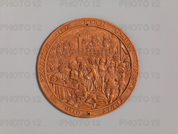 Medallion with the Betrayal of Jesus, early 16th century. Creator: Unknown.