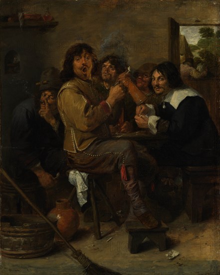 The Smokers, ca. 1636. Creator: Adriaen Brouwer.