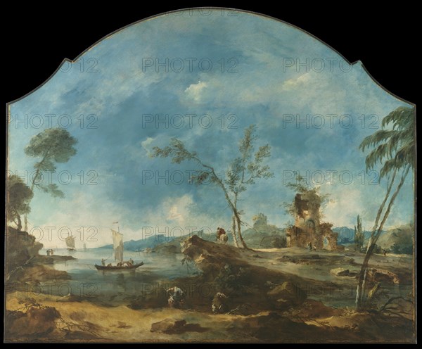 Fantastic Landscape, ca. 1765. Creator: Francesco Guardi.