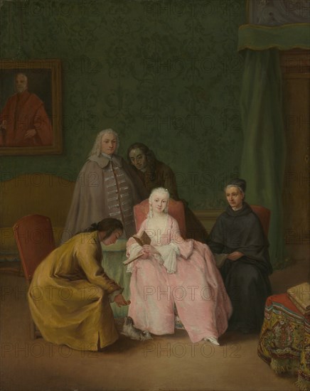 The Visit, 1746. Creator: Pietro Longhi.
