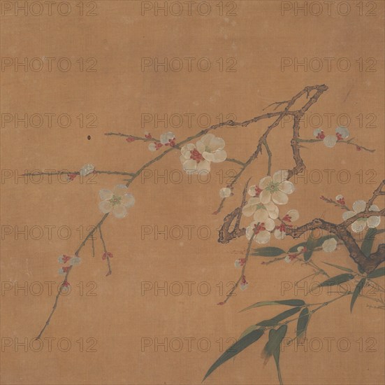 Flowering Plum and Bamboo, 17th century. Creator: Unknown.
