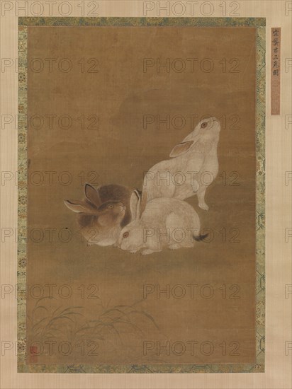 Three Rabbits. Creator: Unknown.