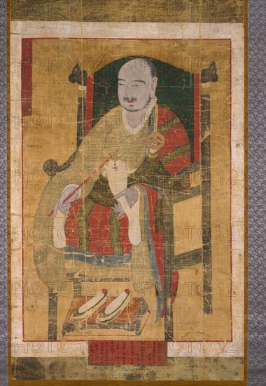 Portrait of the Great Master Seosan , late 17th-18th century. Creator: Unknown.