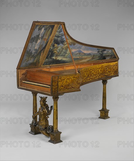 Harpsichord, late 17th century. Creator: Unknown.