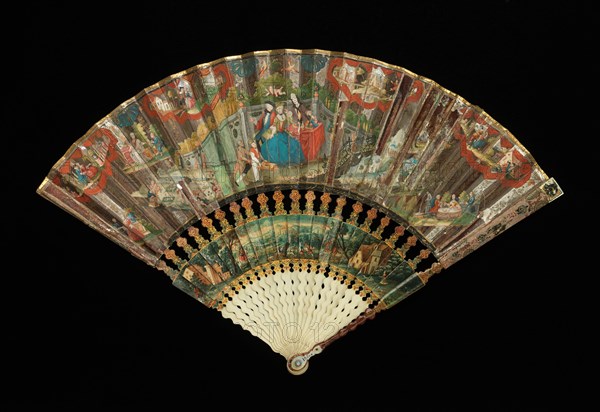 Fan, ca. 1730. Creator: Unknown.