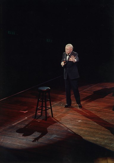 Frank Sinatra, Royal Albert Hall, London, 1989.   Creator: Brian Foskett.