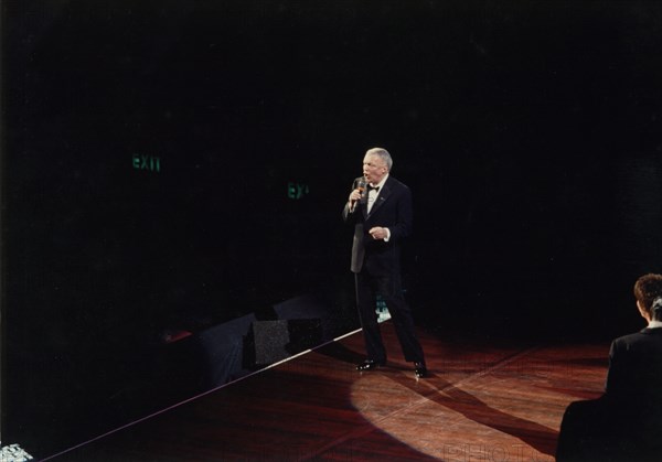 Frank Sinatra, Royal Albert Hall, London, 1989.   Creator: Brian Foskett.