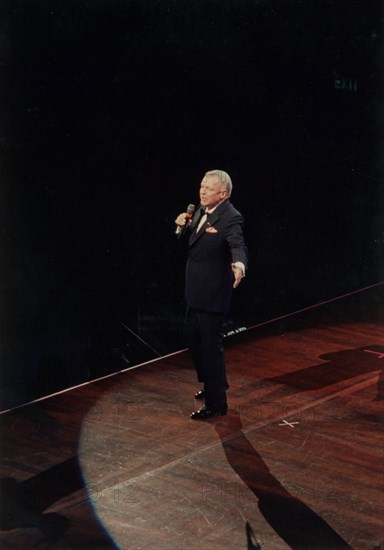 Frank Sinatra, Royal Albert Hall, London, 1989.   Creator: Brian Foskett.