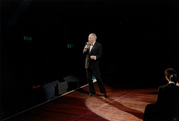 Frank Sinatra, Royal Albert Hall, London, 1989.   Creator: Brian Foskett.