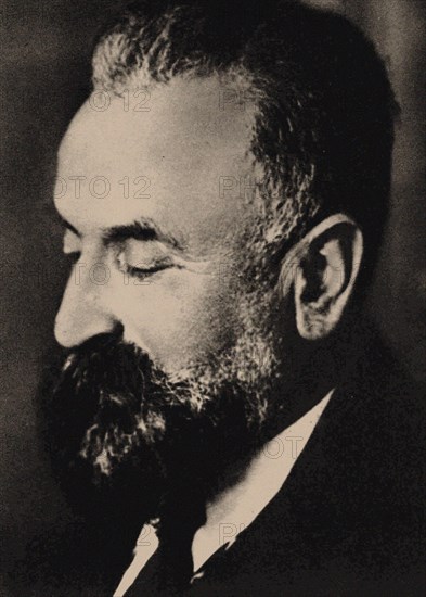 Portrait of Marcel Mauss (1872-1950). Creator: Anonymous.