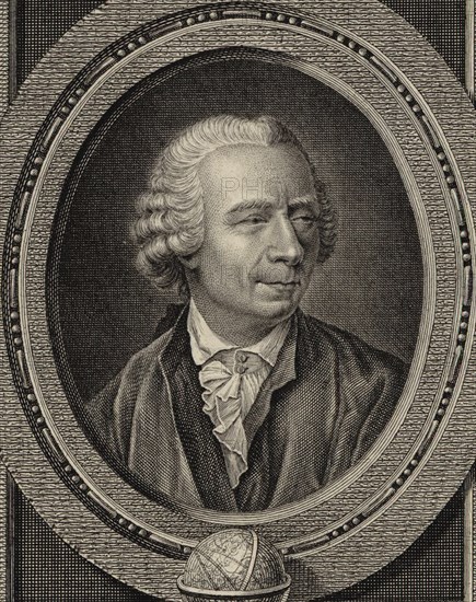 Portrait of the mathematican Leonhard Euler (1707-1783), 1790. Creator: Mechel, Christian von (1737-1817).