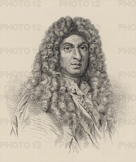 Portrait of the composer Jean-Baptiste Lully (1632-1687). Creator: Anonymous.