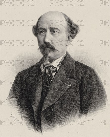 Portrait of the Composer Aimé Maillart (1817-1871). Creator: Lafosse, Jean-Baptiste Adolphe (1810-1879).