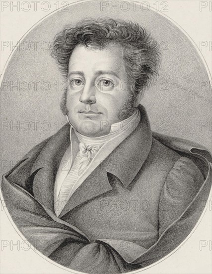 Portrait of the composer Heinrich Marschner (1795-1861). Creator: Fricke, Friedrich August (1784-1858).