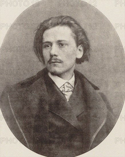 Portrait of the composer Jules Massenet (1842-1912), 1880. Creator: Anonymous.