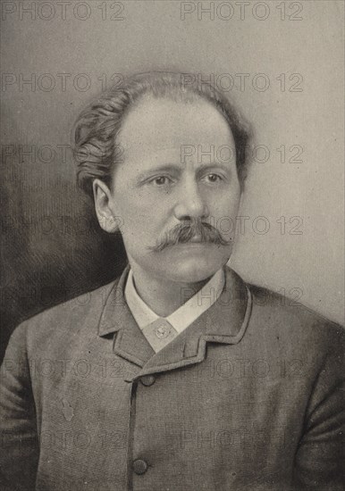 Portrait of the composer Jules Massenet (1842-1912), 1890. Creator: Nadar, Gaspard-Félix (1820-1910).