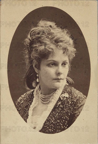 Portrait of pianist and composer Sophie Menter (1846-1918) , 1893. Creator: Mieczkowski, Jan (1830-1889).