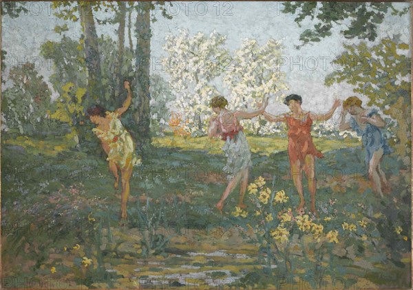 Eurydice Bitten by a Snake, 1913. Creator: Roussel, Ker-Xavier (1867-1944).