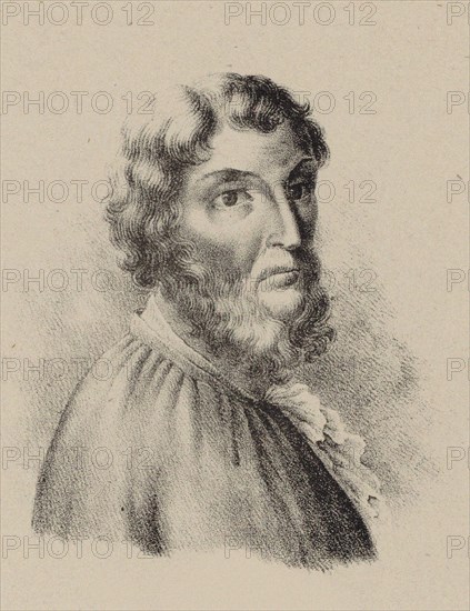 Portrait of the Composer Cristóbal de Morales. Creator: Anonymous.