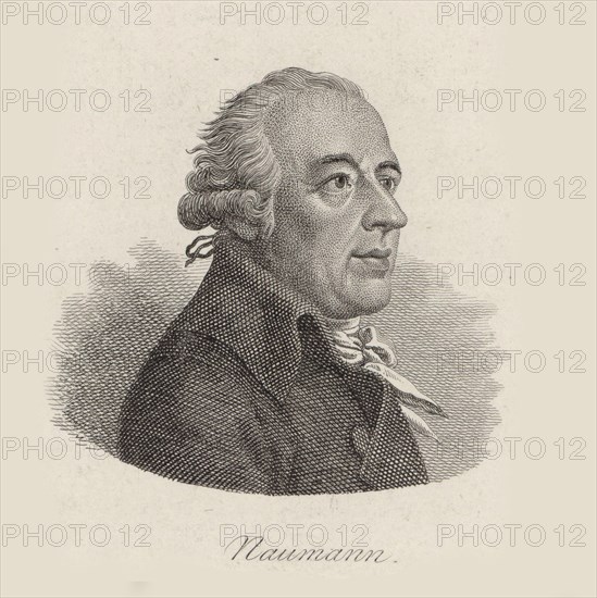 Portrait of the composer Johann Gottlieb Naumann (1741-1801). Creator: Bolt, Johann Friedrich (1769-1836).